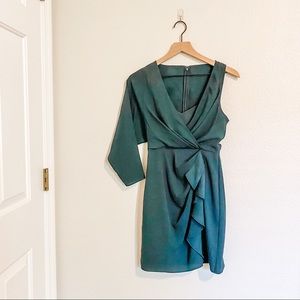 BCBGMaxAzria | one-shoulder cocktail dress